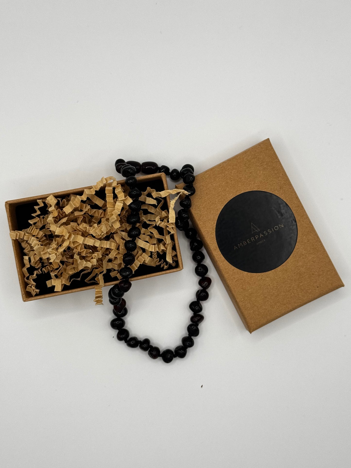 Amber Baby Polish Cherry Baroque Necklace