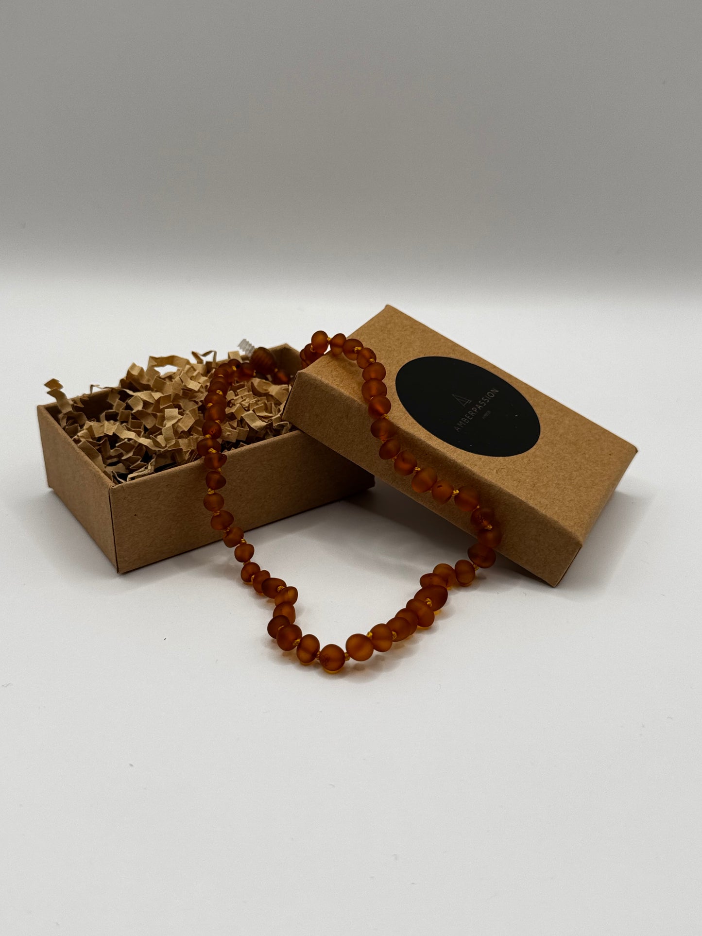 Baltic Amber Raw Honey Baroque Necklace