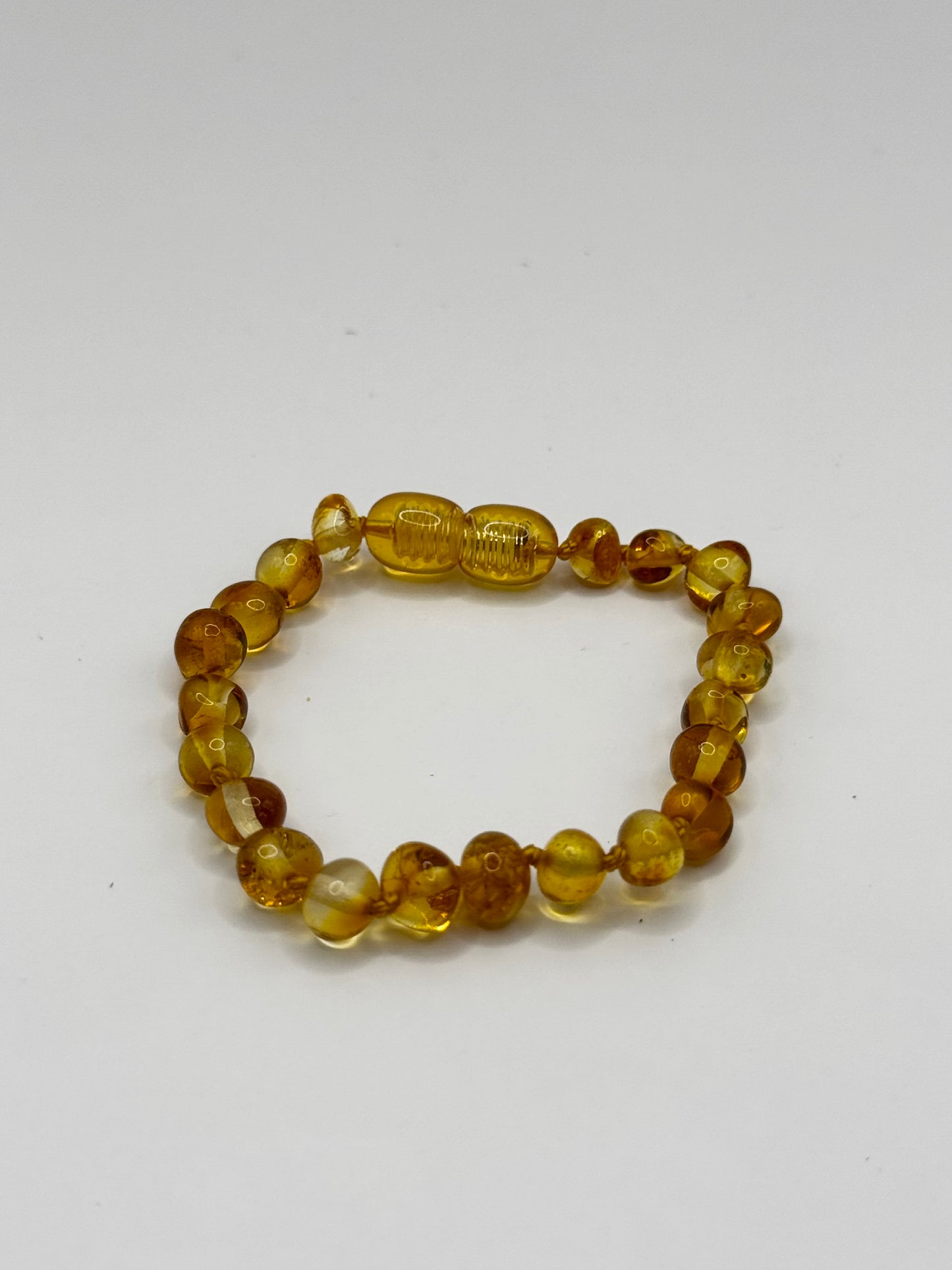 Amber Baby Polish Honey Baroque Bracelet