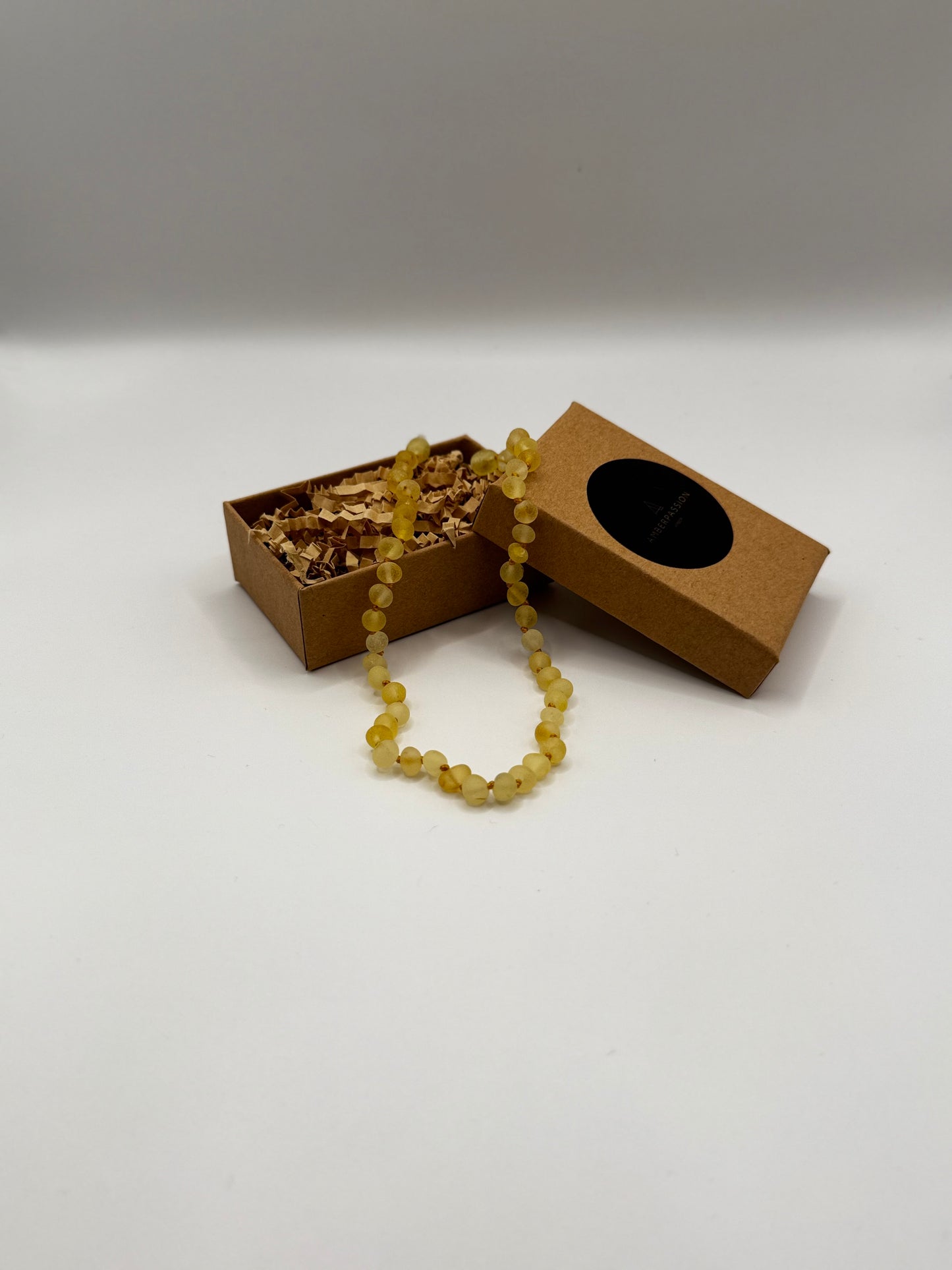 Amber Baby Raw Lemon Baroque Necklace