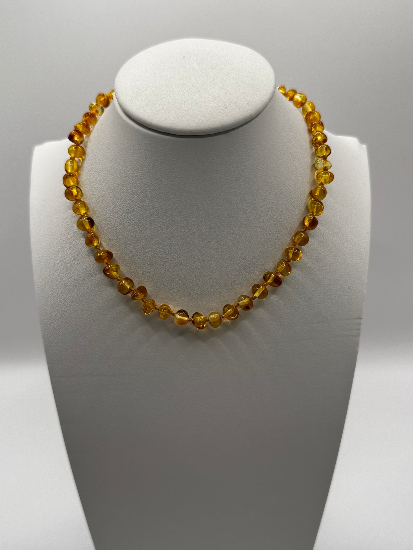 Amber Baby Polish Honey Baroque Necklace