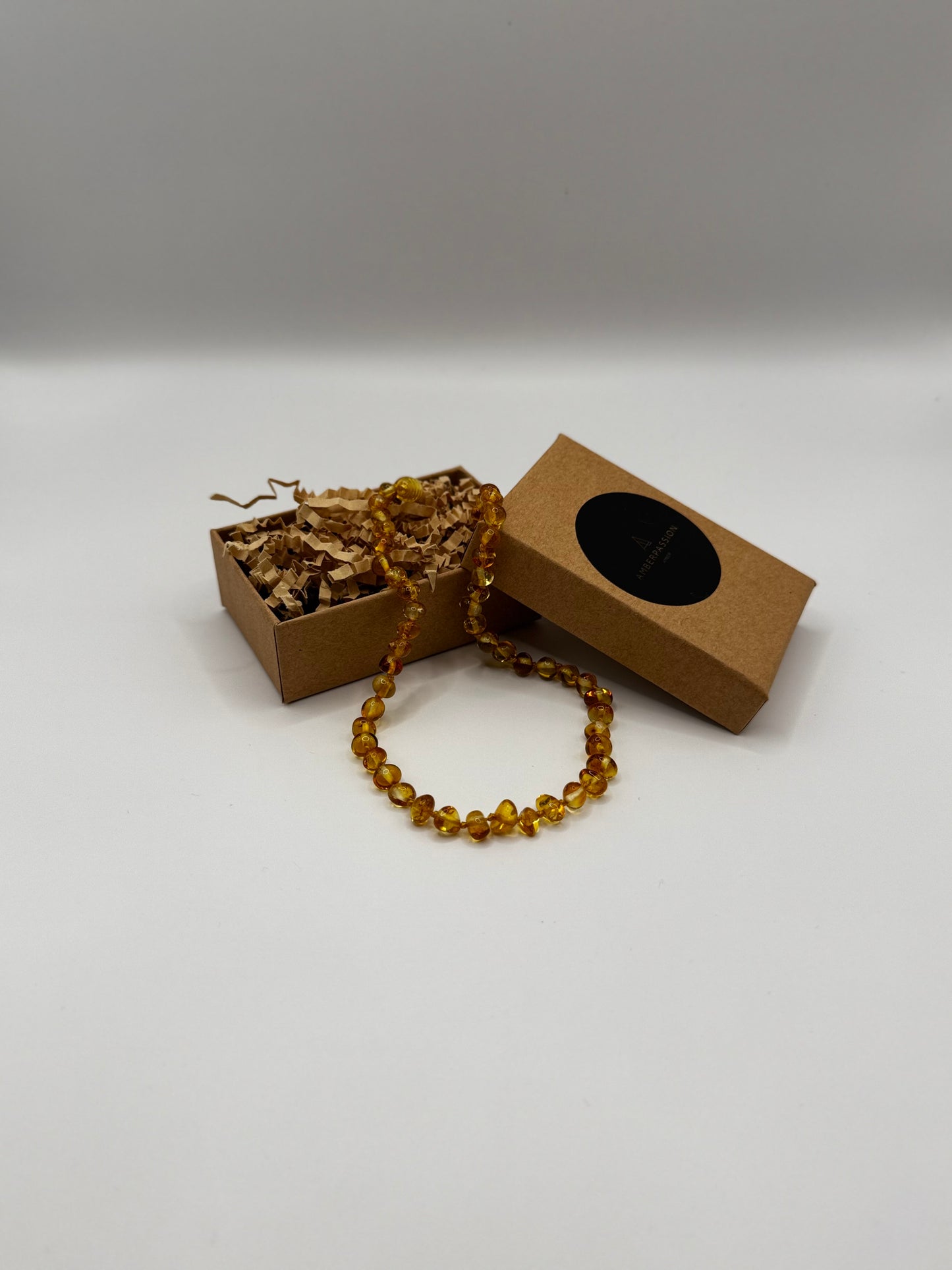 Amber Baby Polish Honey Baroque Necklace