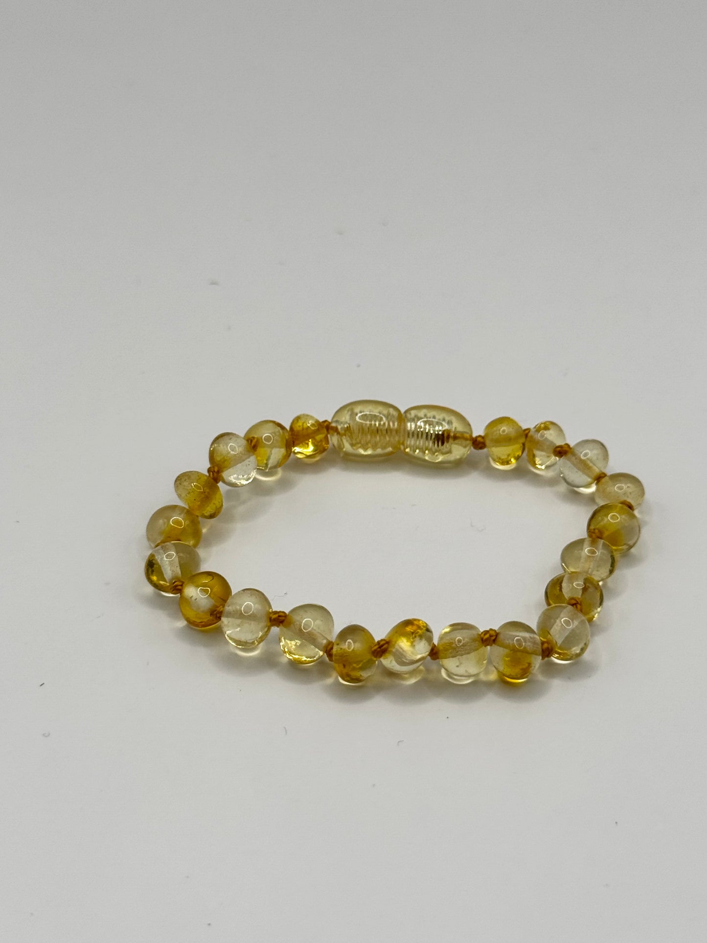 Amber Baby Polish Lemon Baroque Necklace