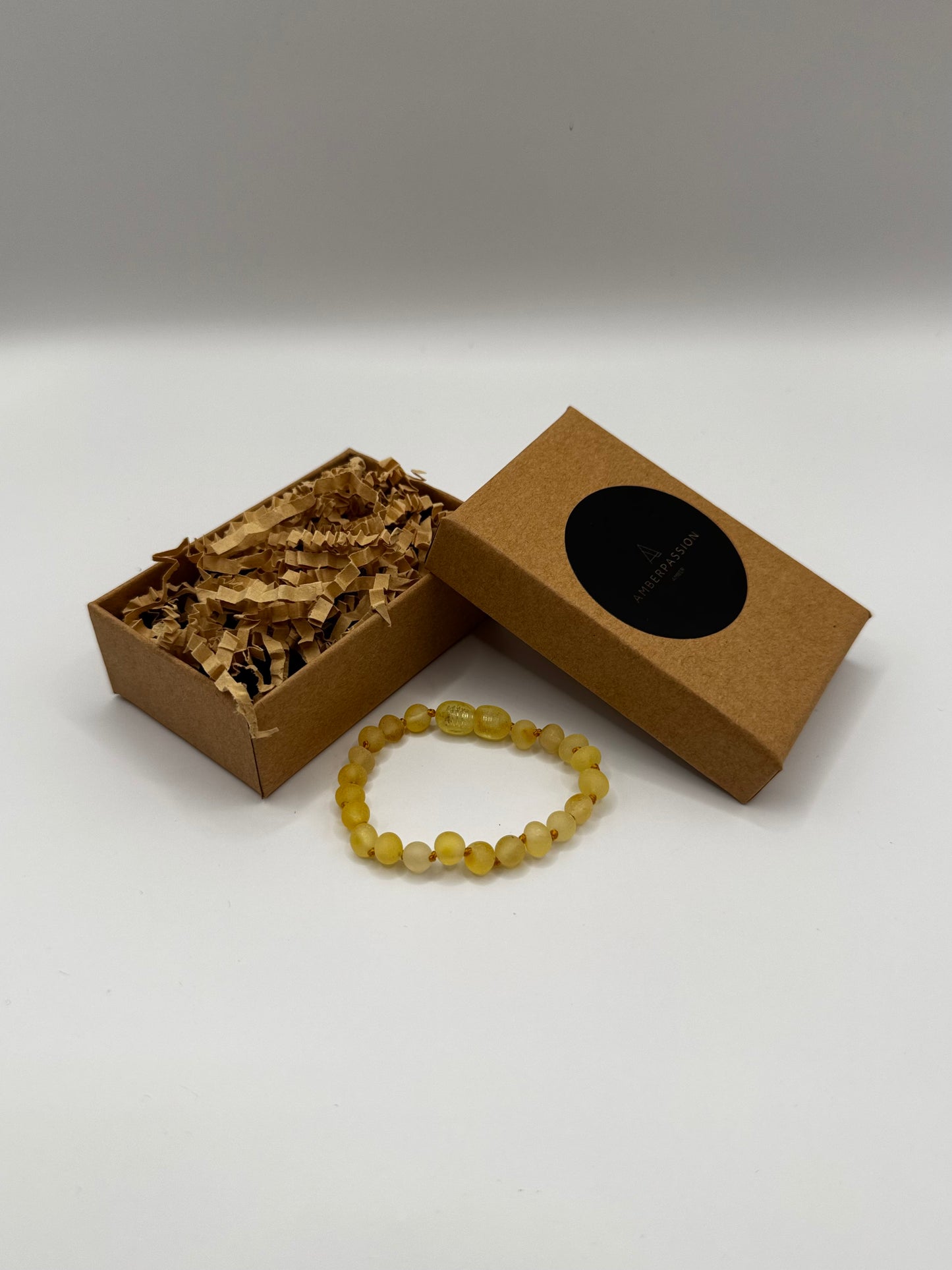 Amber Baby Raw Lemon Baroque Bracelet