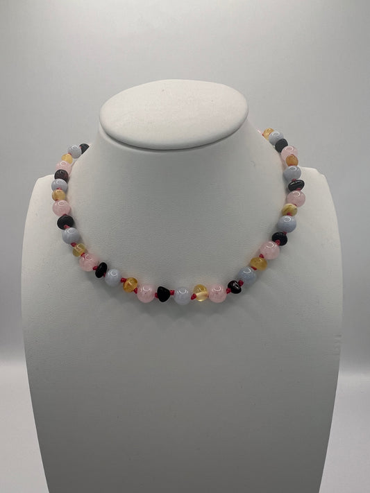 Amber/Natural Gemstones Baby Necklace