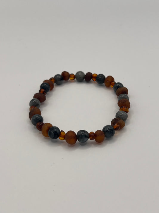 Amber/Natural Gemstones Adults Bracelet
