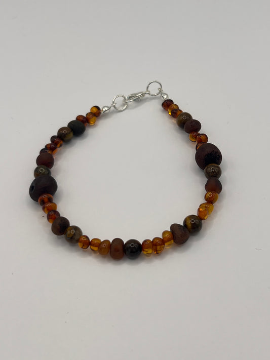 Amber/Natural Gemstones Adults Bracelet
