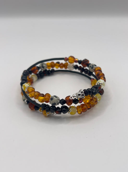 Amber/Natural Gemstone Adults Bracelet