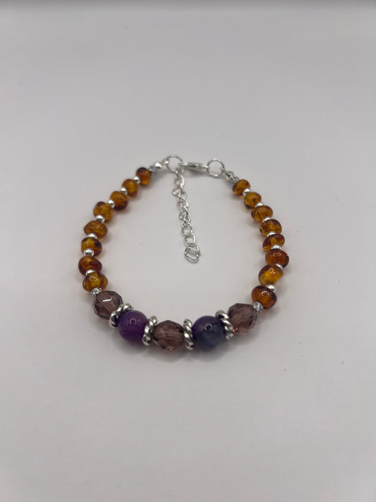 Amber/Natural Gemstone Adults Necklace