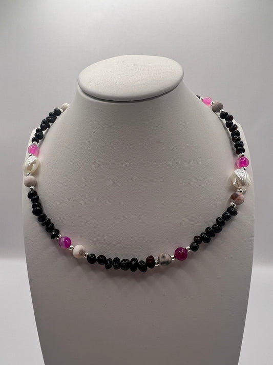 Amber/Natural Gemstones Baby Necklace