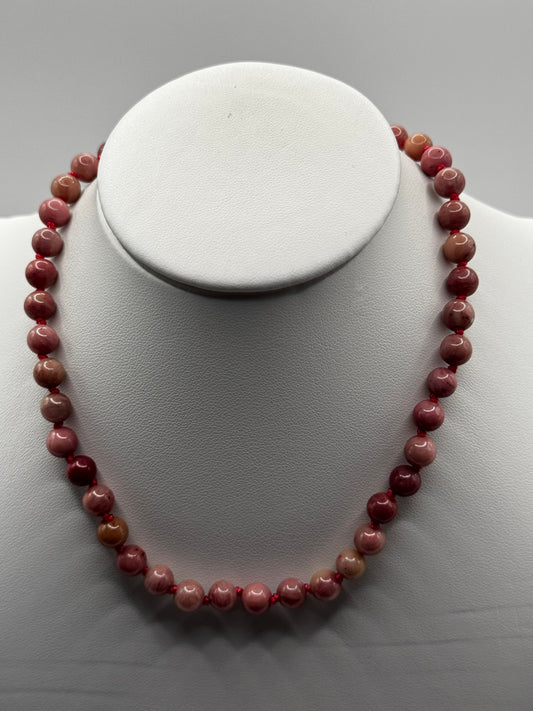 Baby Rhodochronite Necklace