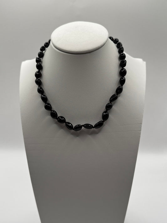 Amber Baby Polish Cherry Bean Necklace