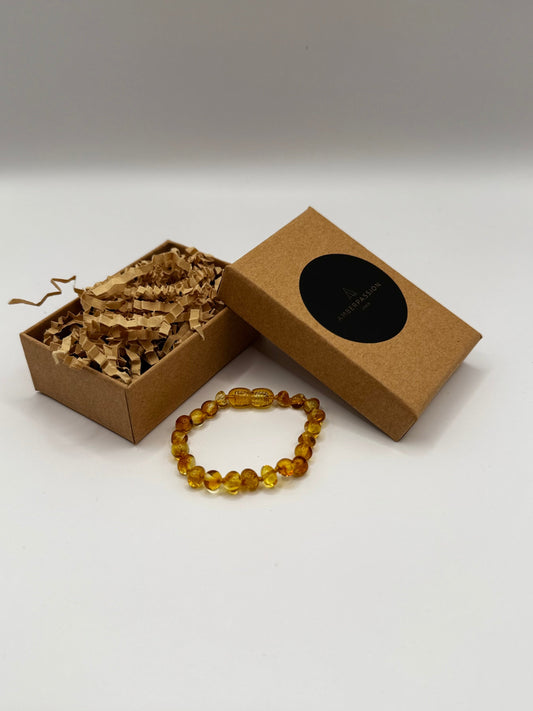 Amber Baby Polish Honey Baroque Bracelet